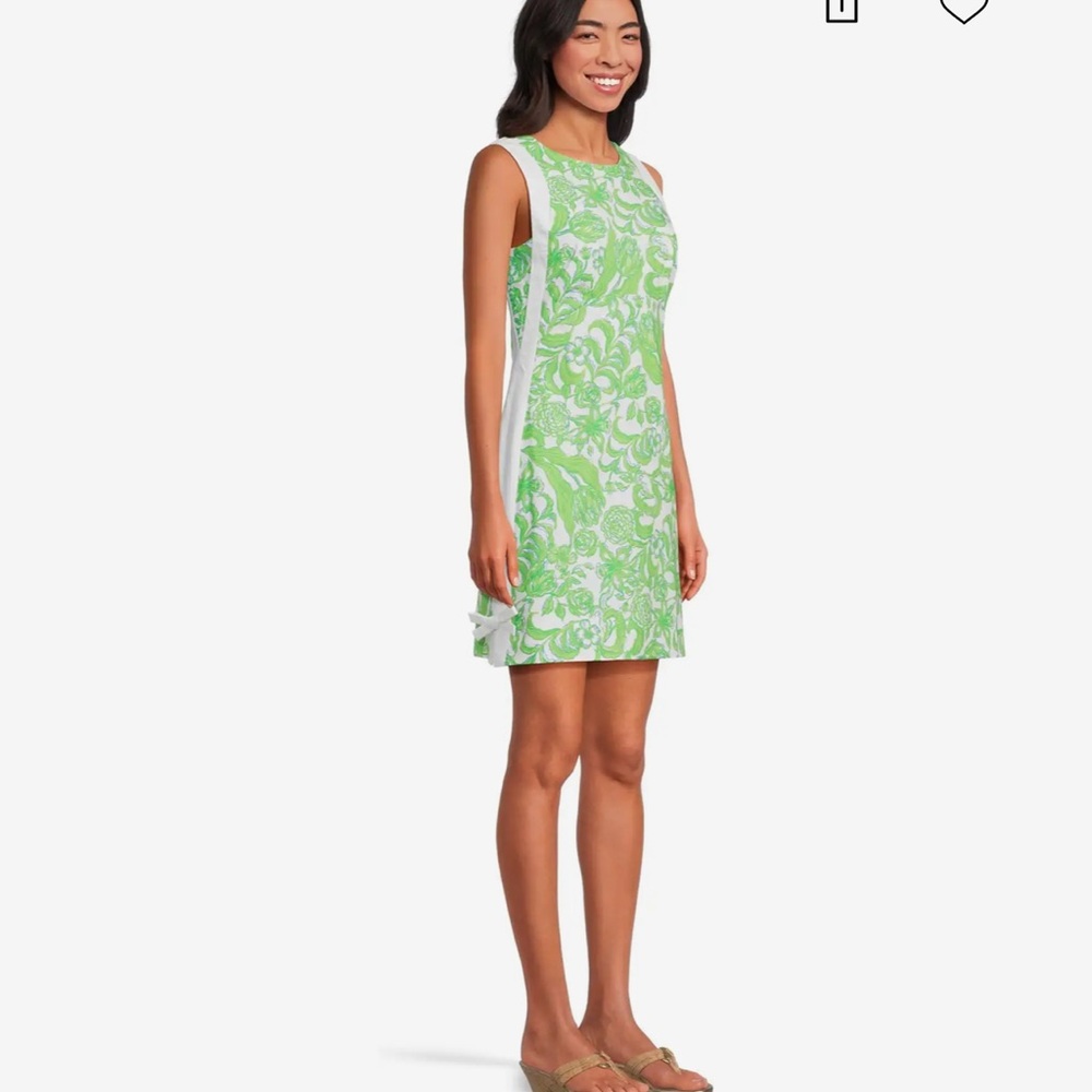 Lilly Pulitzer Beckler Stretch Shift Dress Size 12 - Picture 5 of 7